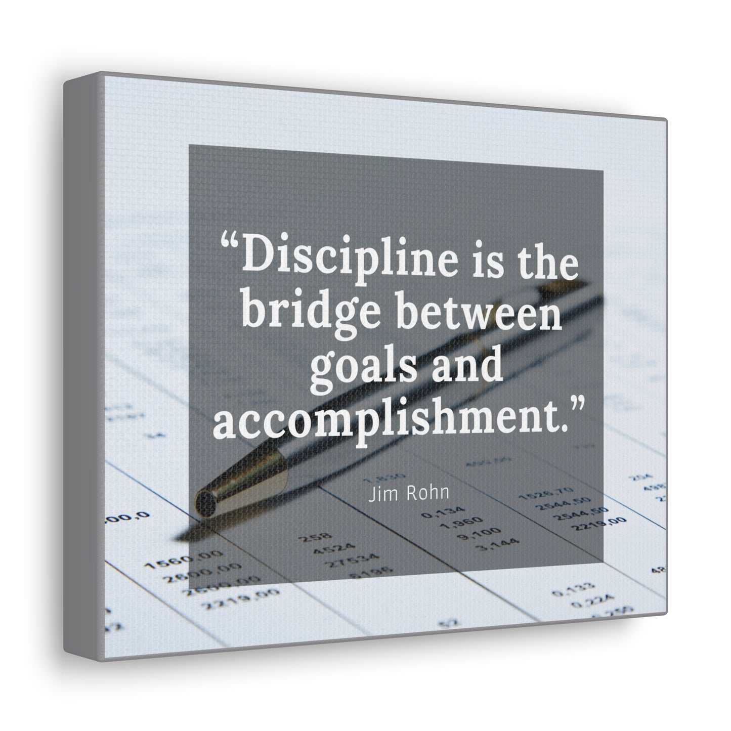 Discipline - Canvas Gallery Wraps