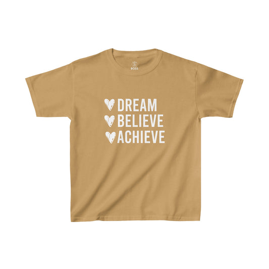 Dream Believe Achieve Heavy Cotton™ Tee - Two Sided Print