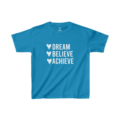 Dream Believe Achieve Heavy Cotton™ Tee - Two Sided Print