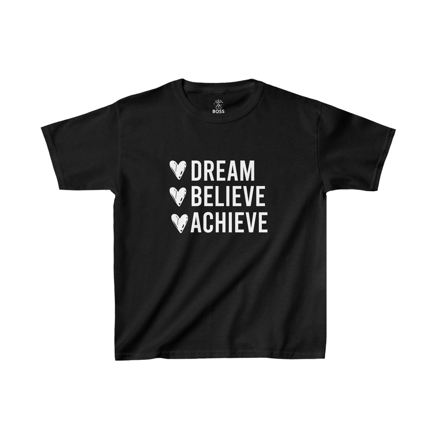 Dream Believe Achieve Heavy Cotton™ Tee - Two Sided Print