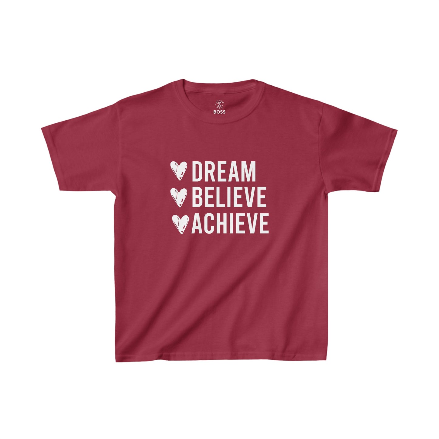 Dream Believe Achieve Heavy Cotton™ Tee - Two Sided Print