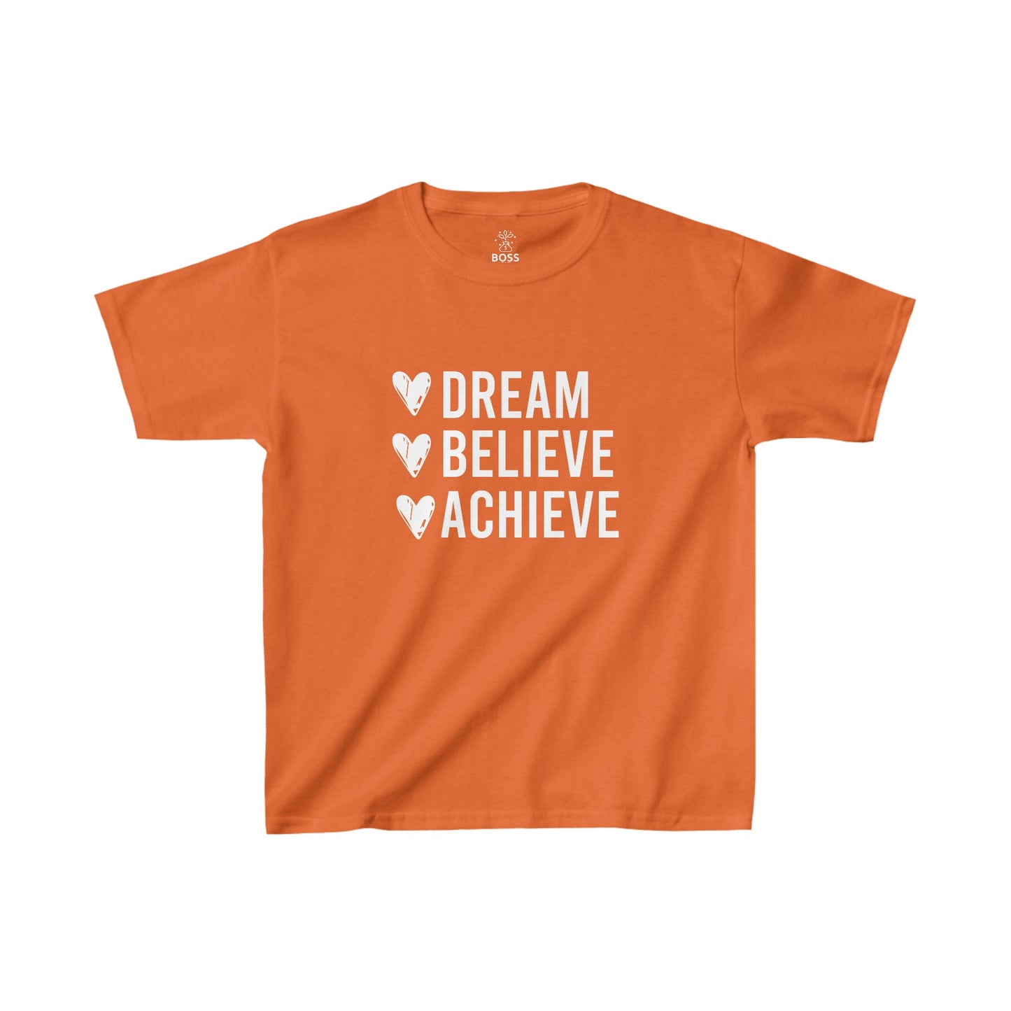 Dream Believe Achieve Heavy Cotton™ Tee - Two Sided Print