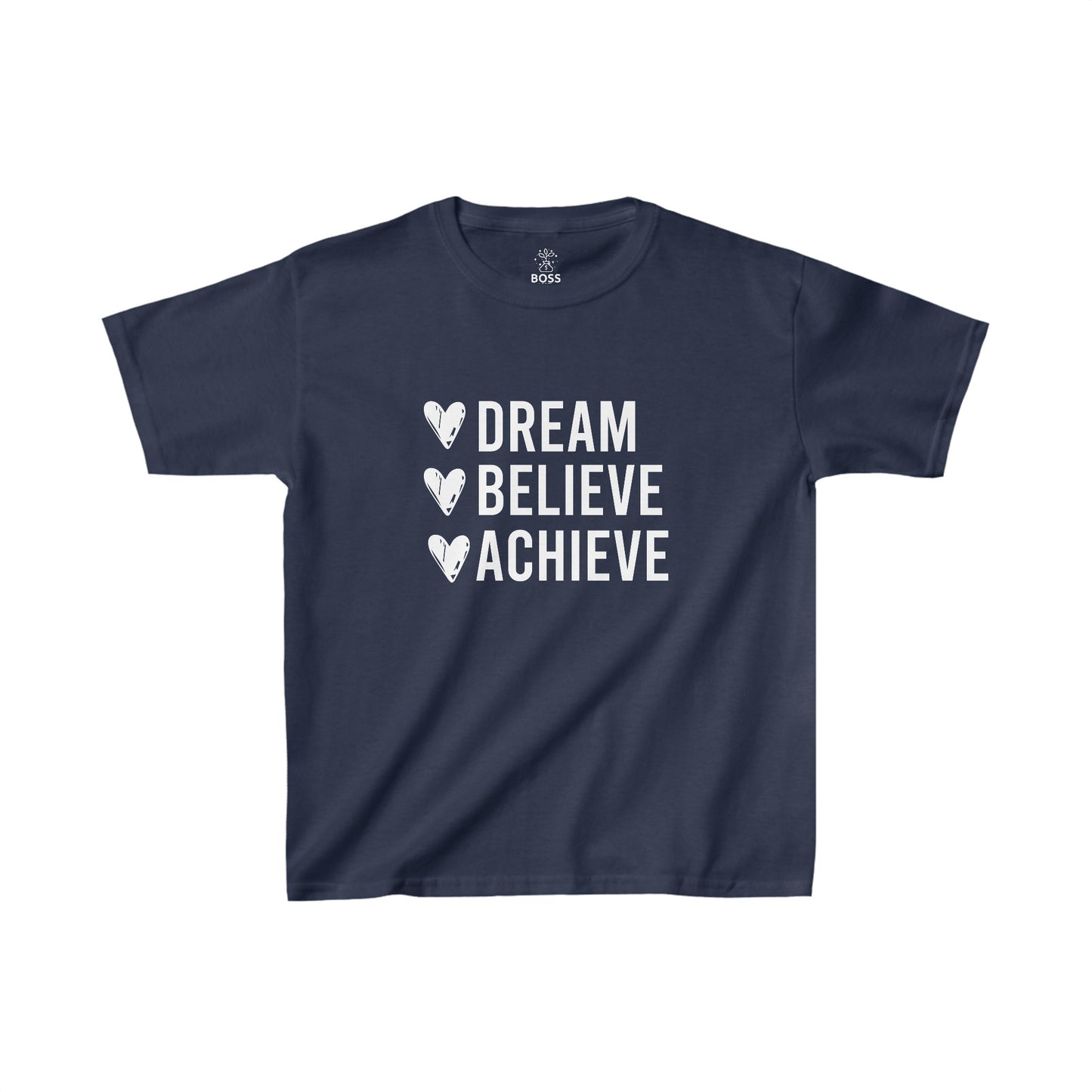 Dream Believe Achieve Heavy Cotton™ Tee - Two Sided Print