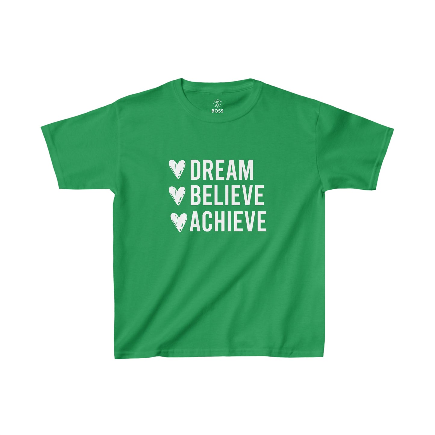 Dream Believe Achieve Heavy Cotton™ Tee - Two Sided Print