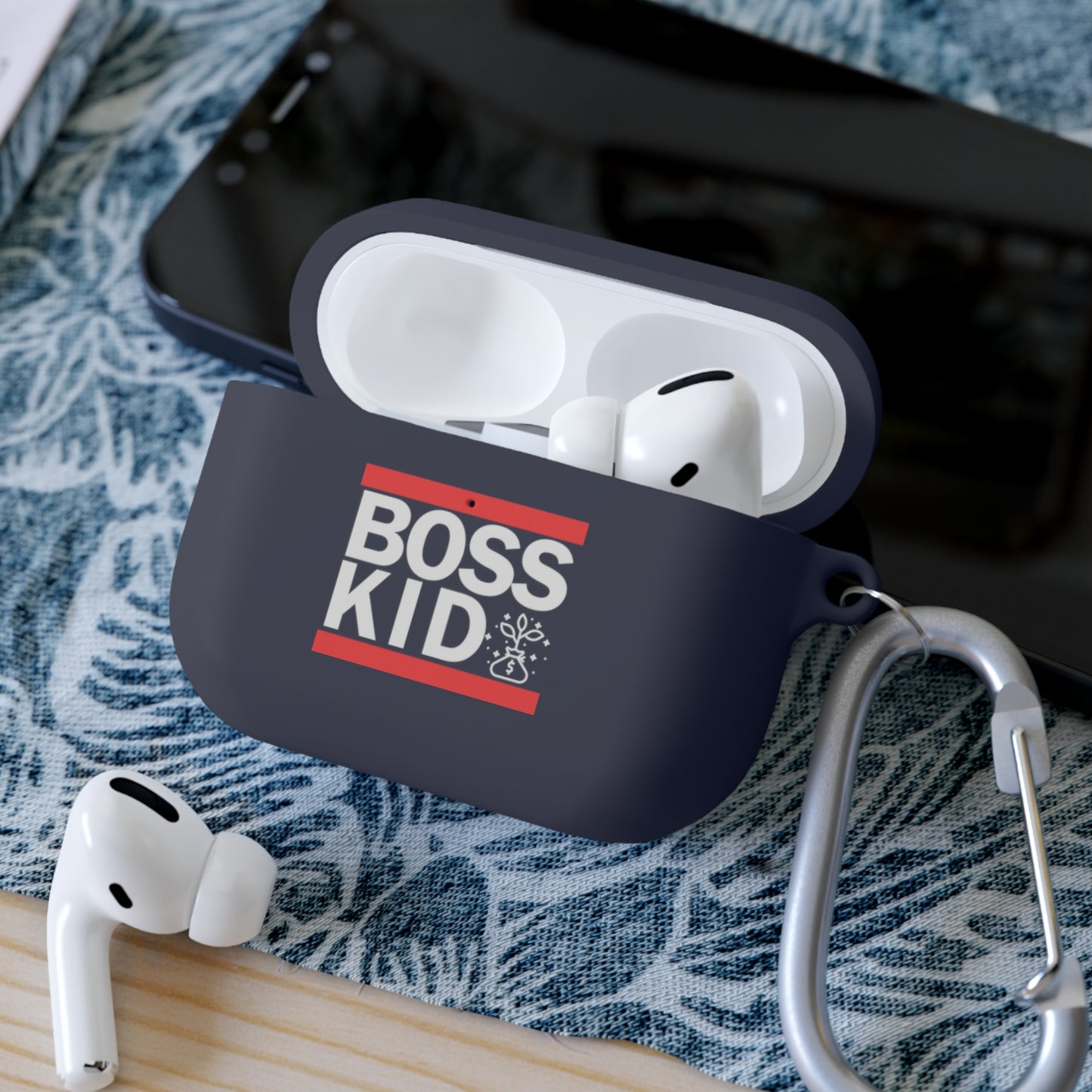 Boss Kid AirPods and AirPods Pro Case Cover - White Design