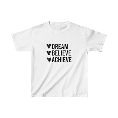 Dream Believe Achieve Heavy Cotton™ Tee - Two Sided Print