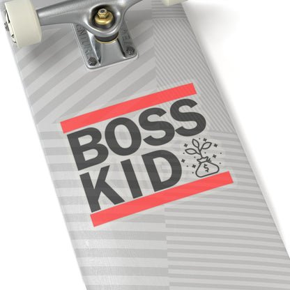 Boss Kid (Black Design) - Kiss-Cut Stickers