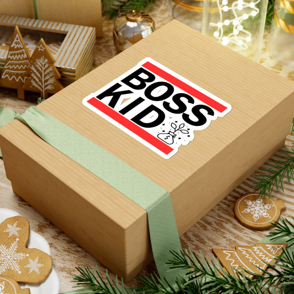 Boss Kid (Black Design) - Kiss-Cut Stickers