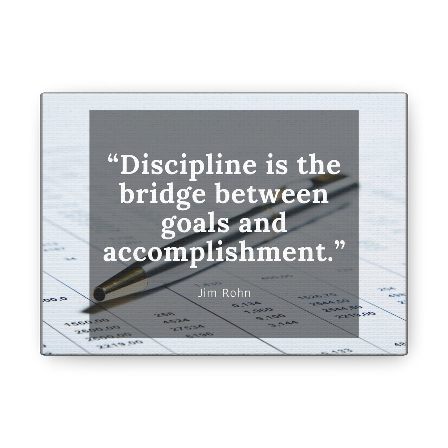 Discipline - Canvas Gallery Wraps