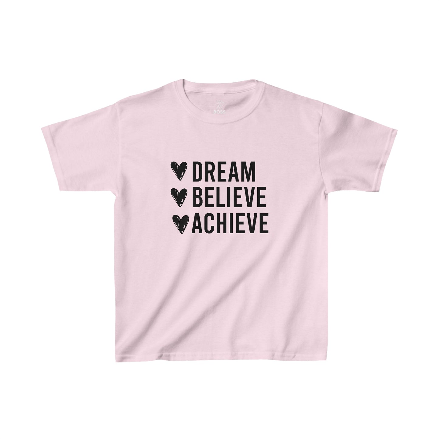 Dream Believe Achieve Heavy Cotton™ Tee - Two Sided Print