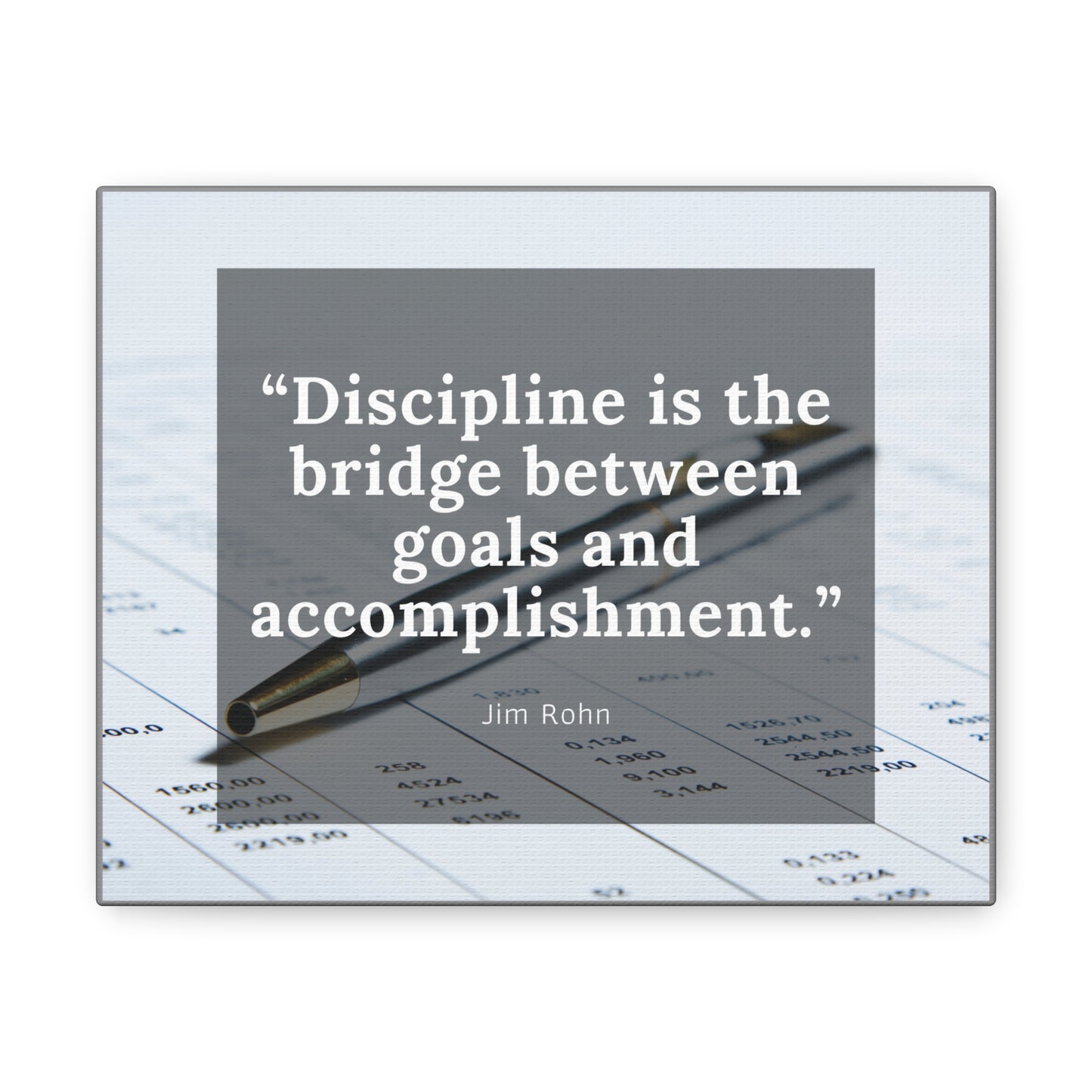 Discipline - Canvas Gallery Wraps