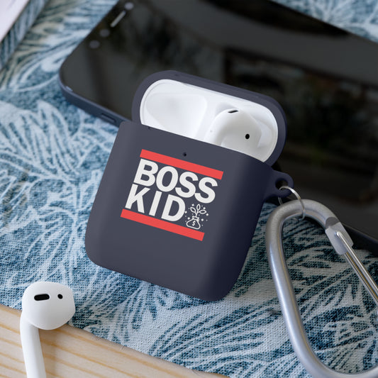 Boss Kid AirPods and AirPods Pro Case Cover - White Design