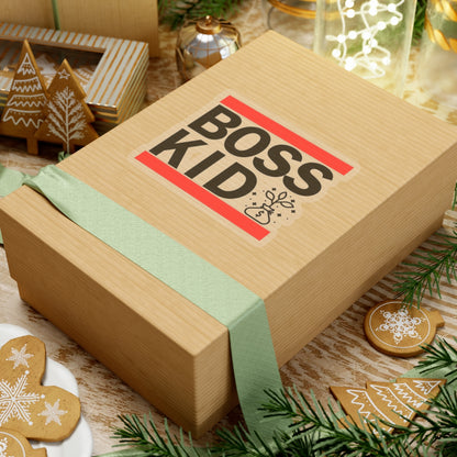 Boss Kid (Black Design) - Kiss-Cut Stickers