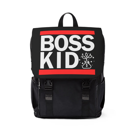 Boss Kid Unisex Casual Shoulder Backpack