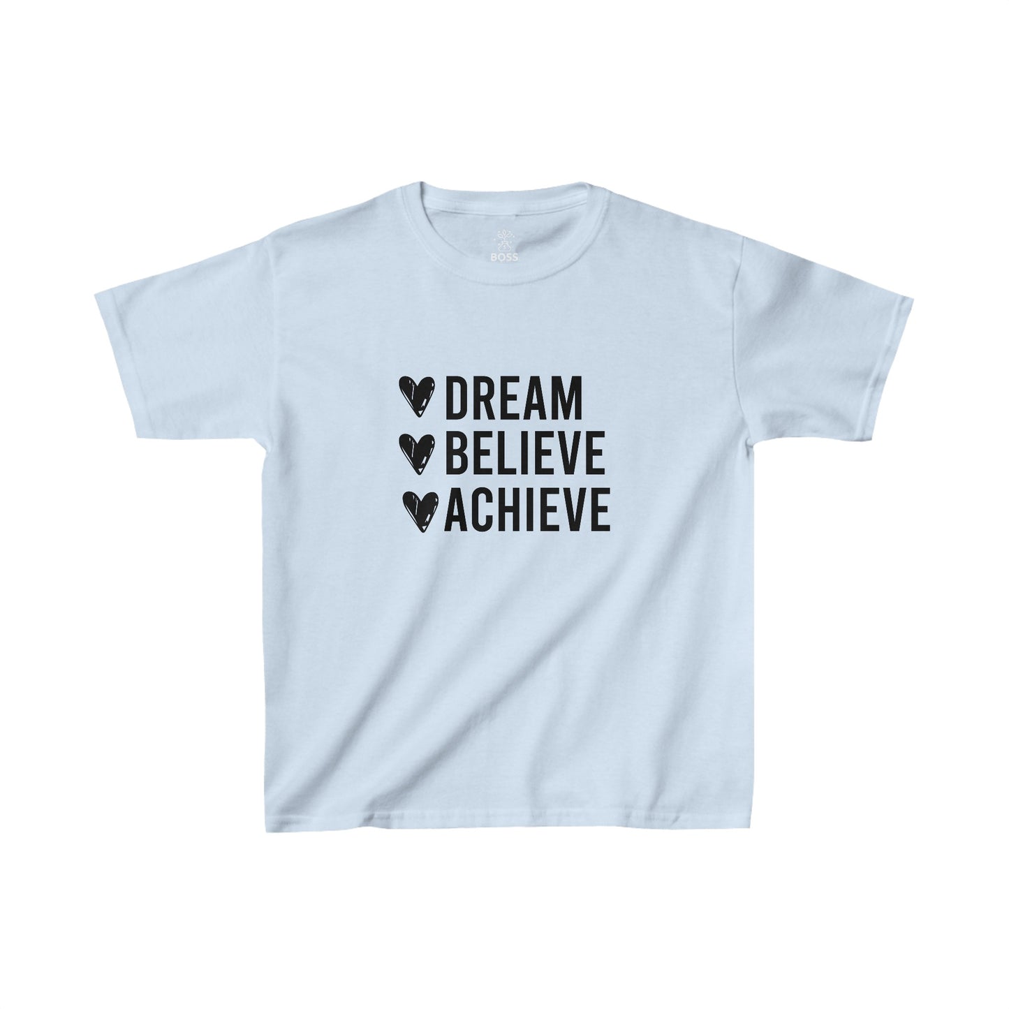 Dream Believe Achieve Heavy Cotton™ Tee - Two Sided Print