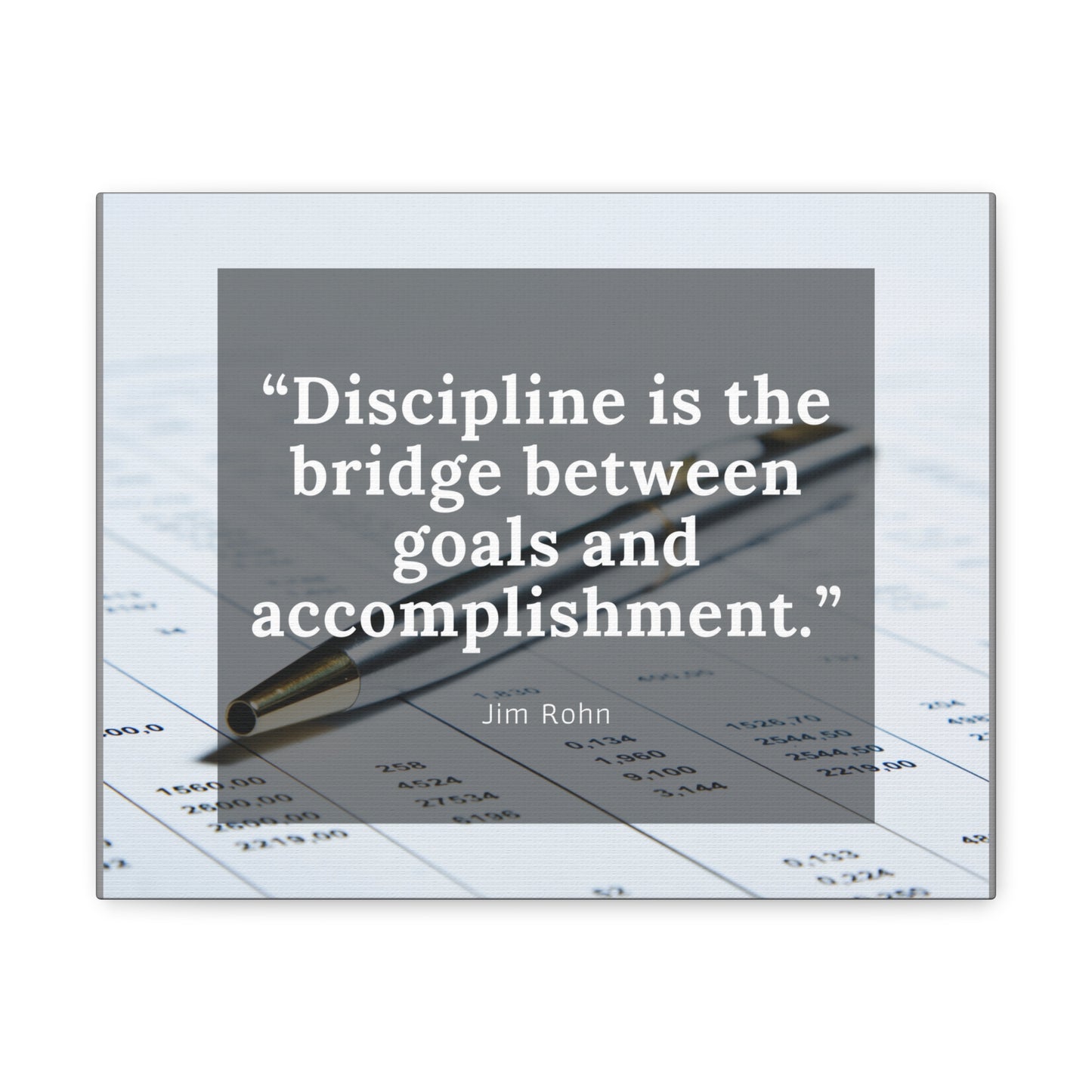 Discipline - Canvas Gallery Wraps