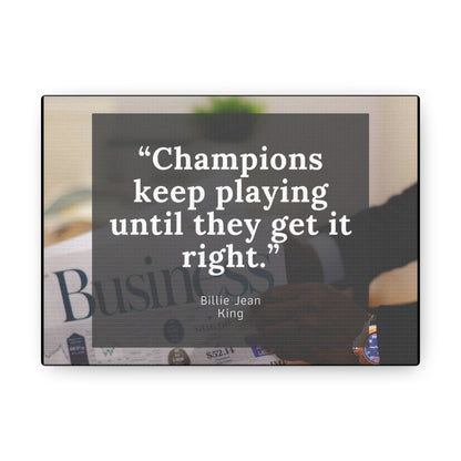 Champions - Canvas Gallery Wraps