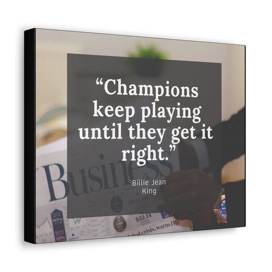 Champions - Canvas Gallery Wraps