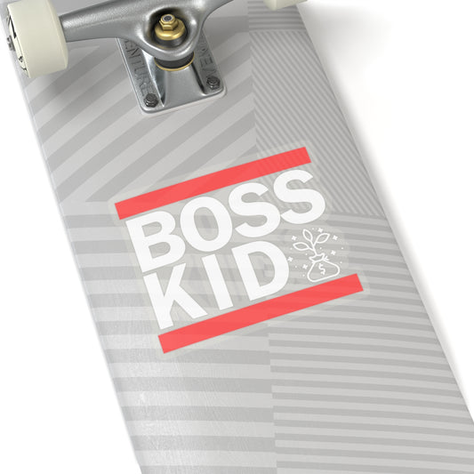 Boss Kid (White Design) - Kiss-Cut Stickers