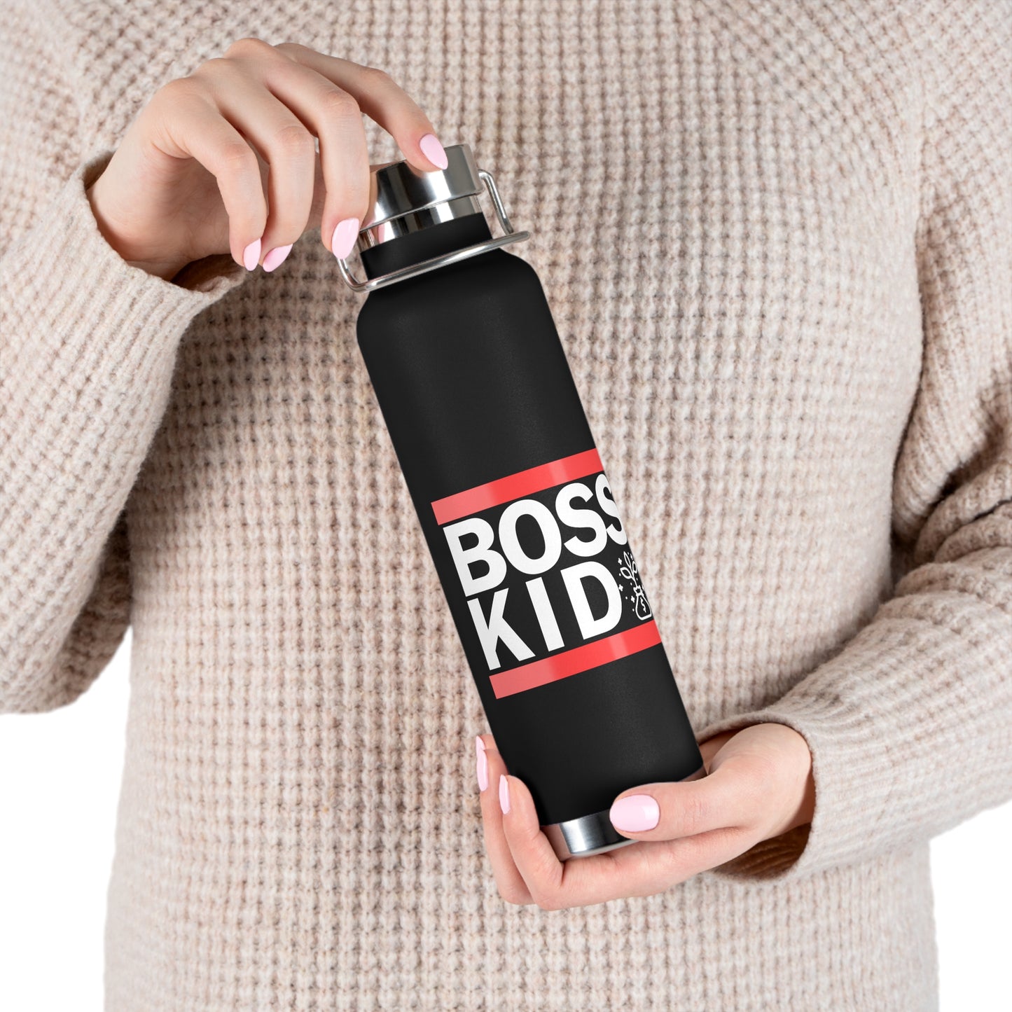 Boss Kid Copper Vacuum Insulated Bottle, 22oz