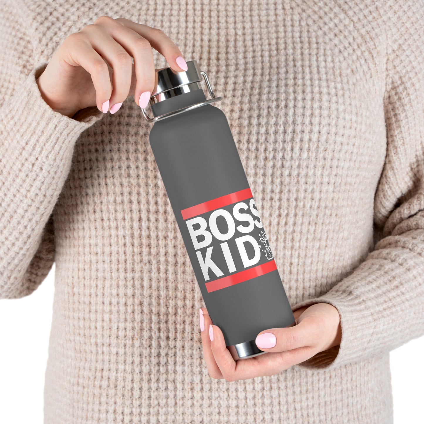 Boss Kid Copper Vacuum Insulated Bottle, 22oz