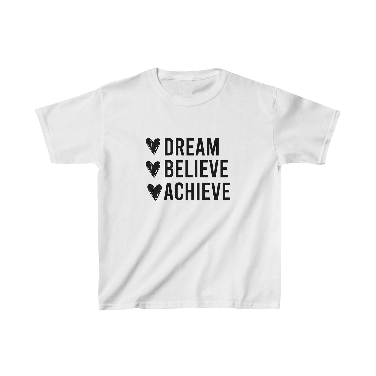 Dream Believe Achieve Heavy Cotton™ Tee - Two Sided Print