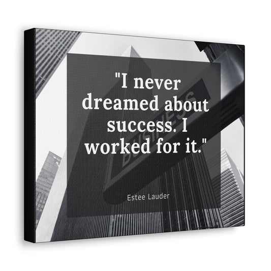 Success - Canvas Gallery Wraps