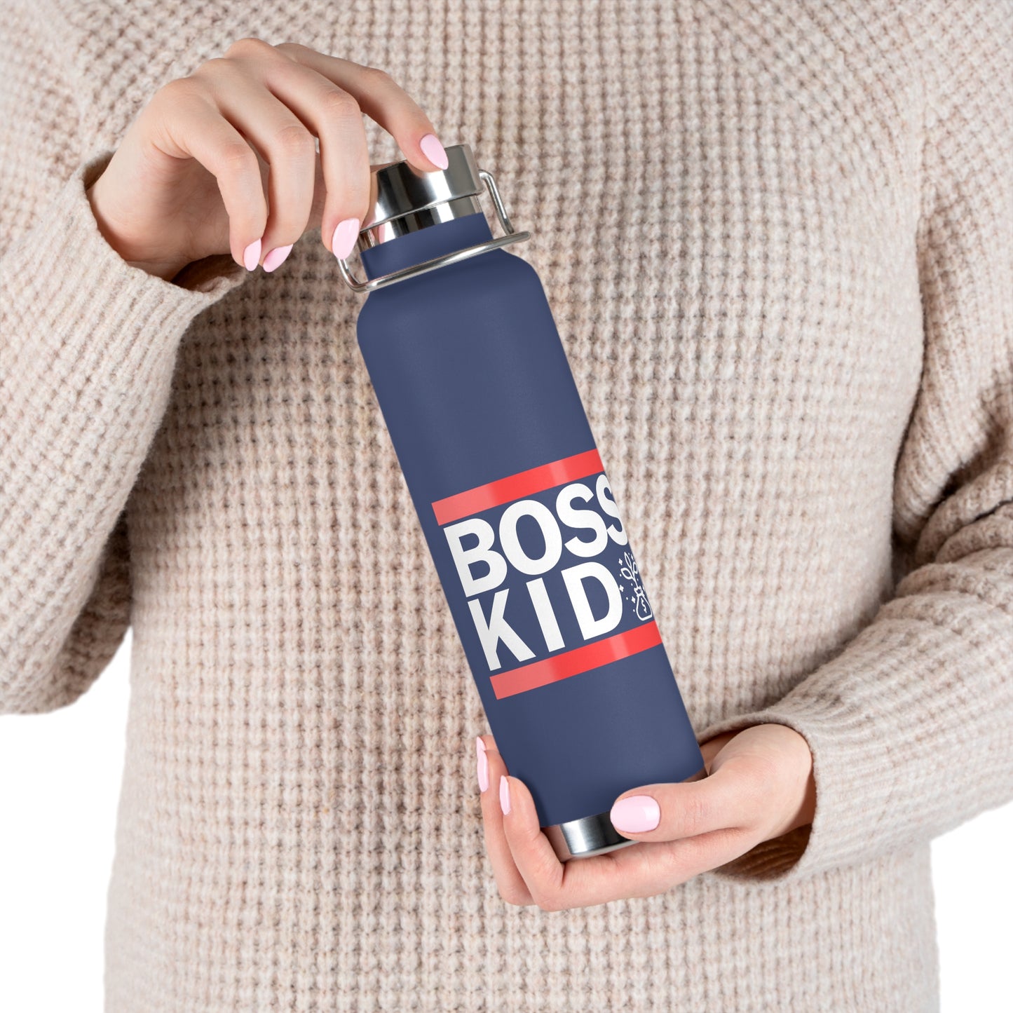 Boss Kid Copper Vacuum Insulated Bottle, 22oz