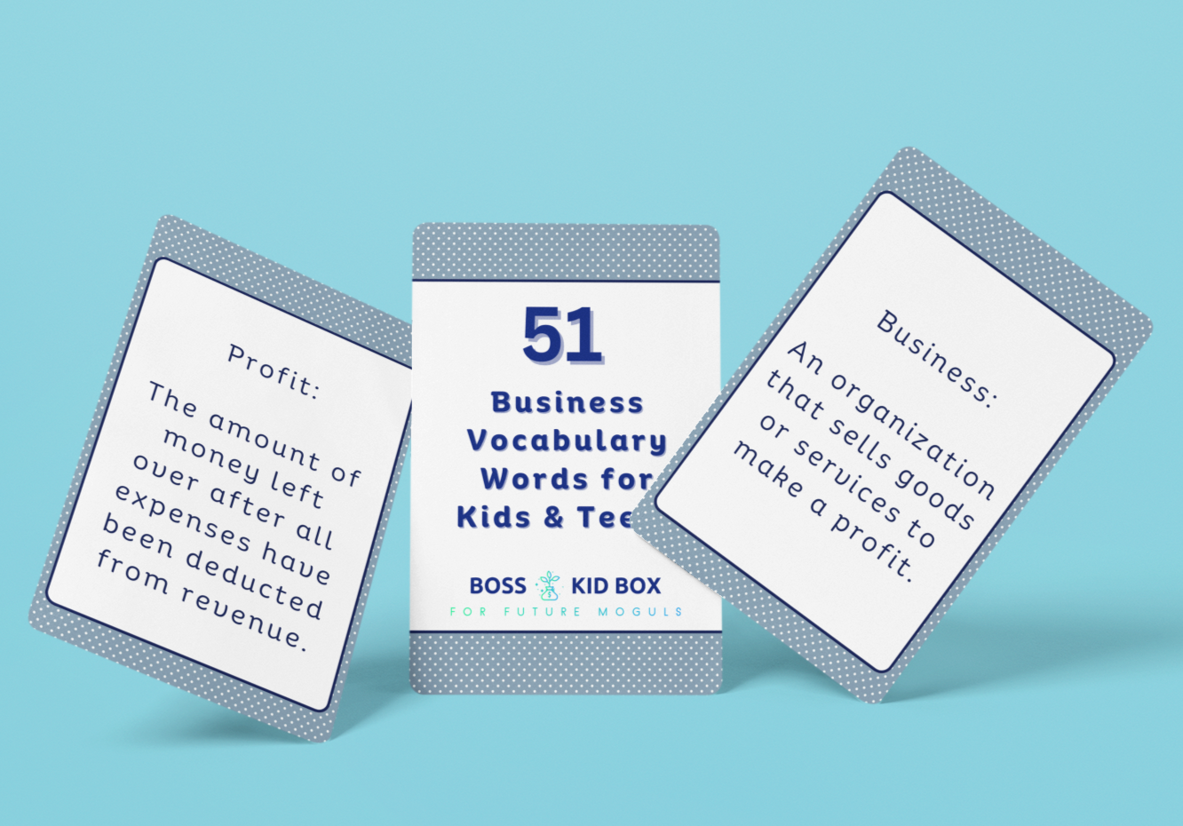 51 Business Vocabulary Words for Kids/Teens